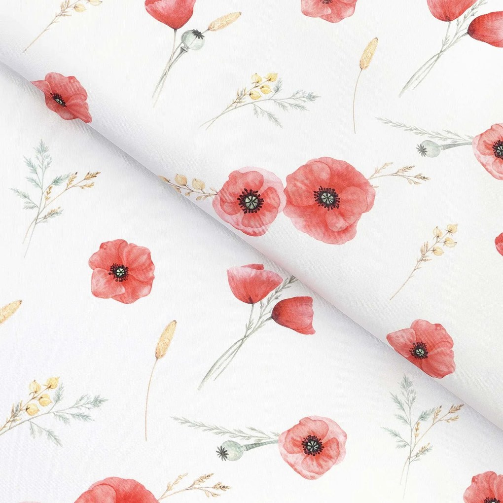 Goldea teflónová látka na obrusy - vlčie maky 160 cm