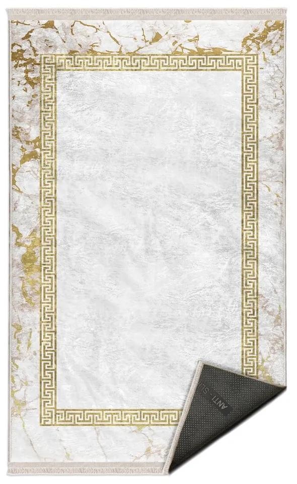 Koberec v bielo-zlatej farbe 160x230 cm - Mila Home