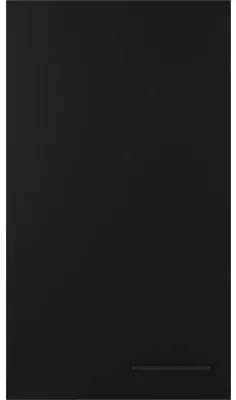 Kuchynská skrinka horná s dvierkami Flex Well Capri ŠxHxV 50 x 32 x 89 cm čelo čierna matná korpus divoký dub