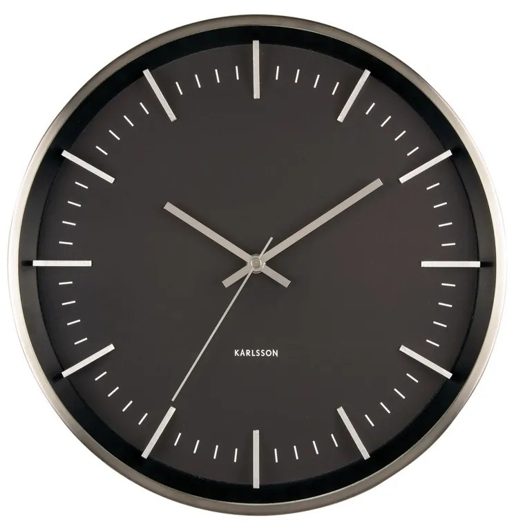 Karlsson 5911SI dizajnové nástenné hodiny 35 cm