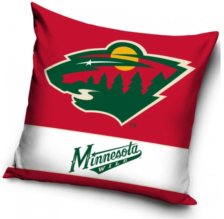 Vankúšik NHL Minnesota Wild 40x40 cm