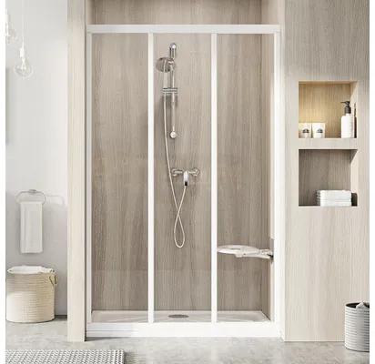 Sprchové dvere RAVAK ASDP3-100 198 satin+Transparent 00VA0UR2Z1