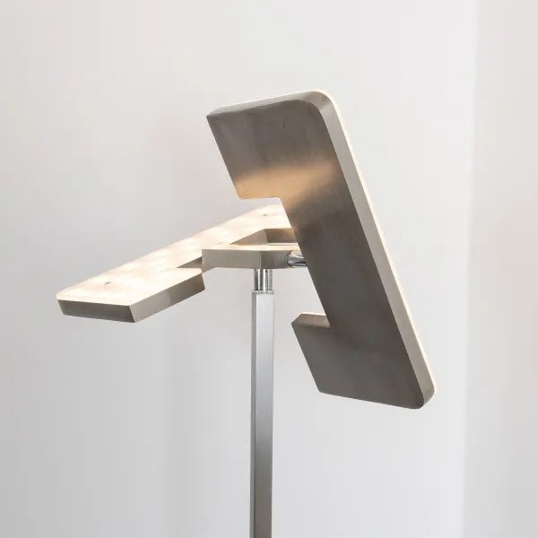 Eglo 33182 -LED Stmievateľná stojacia lampa SOLANO 1xLED/26W/230V+1xLED/3,2W chróm