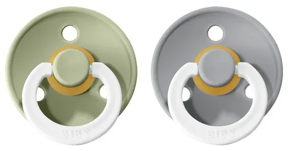 BIBS Colour cumlíky z prírodného kaučuku veľkosť 1: Sage Nočný - Cloud Nočný