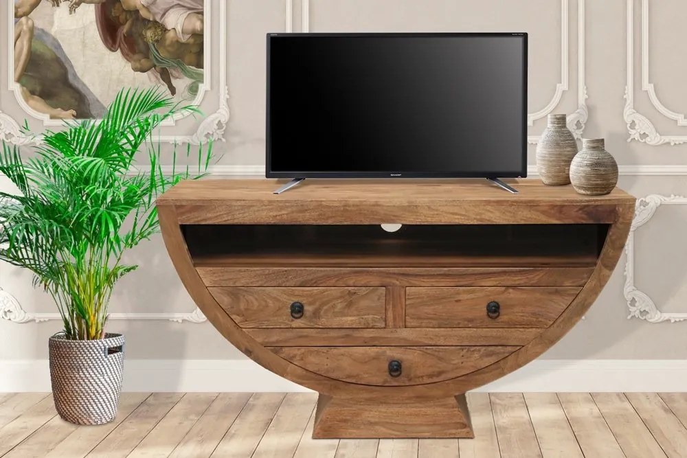 furniture-nabytek.cz - Televizní stolek masiv palisandr 120x65x45