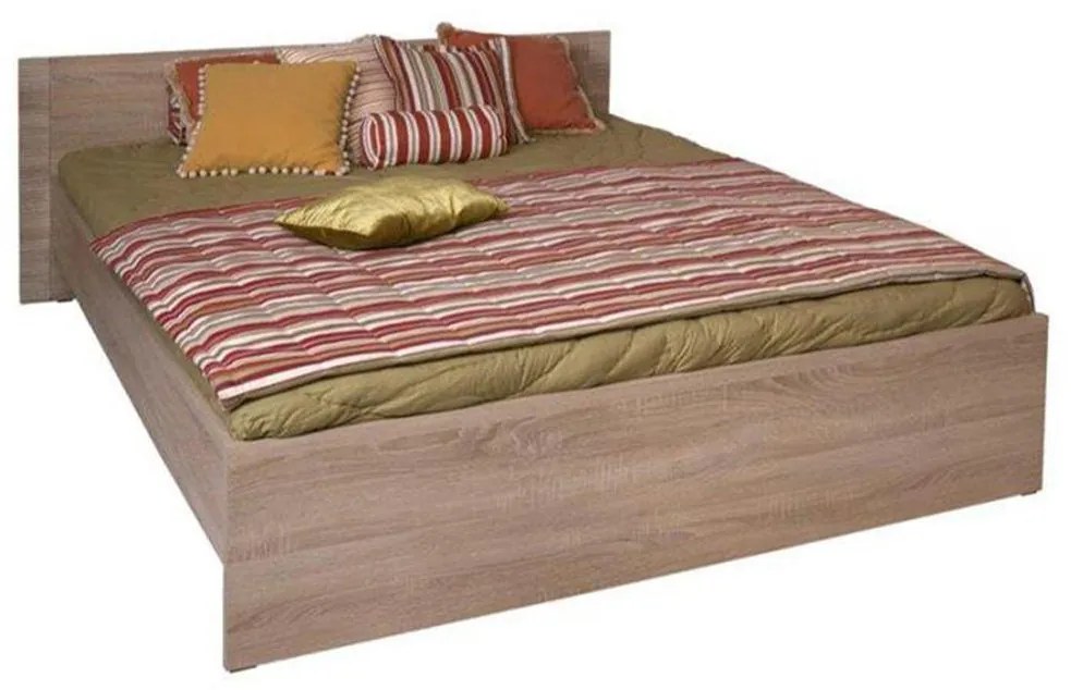 Posteľ typ 20, 160x200, dub sonoma, GRAND
