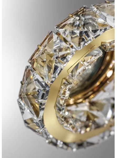 Azzardo AZ1450 - Krištáľové podhľadové svietidlo ESTER 1xGU10/50W/230V