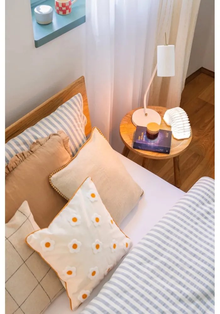 Dvojlôžková posteľ z dubového dreva 200x200 cm Greg 1 - The Beds