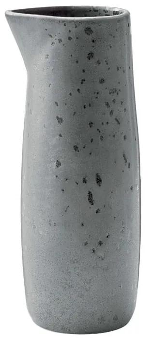 Sivý kameninový džbán na mlieko Bitz Basics Grey, 0,5 l