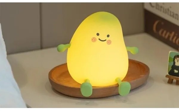 LED Stmievateľné nabíjacie detské nočné svetlo LED/1W/5V 3000K 800 mAh mango