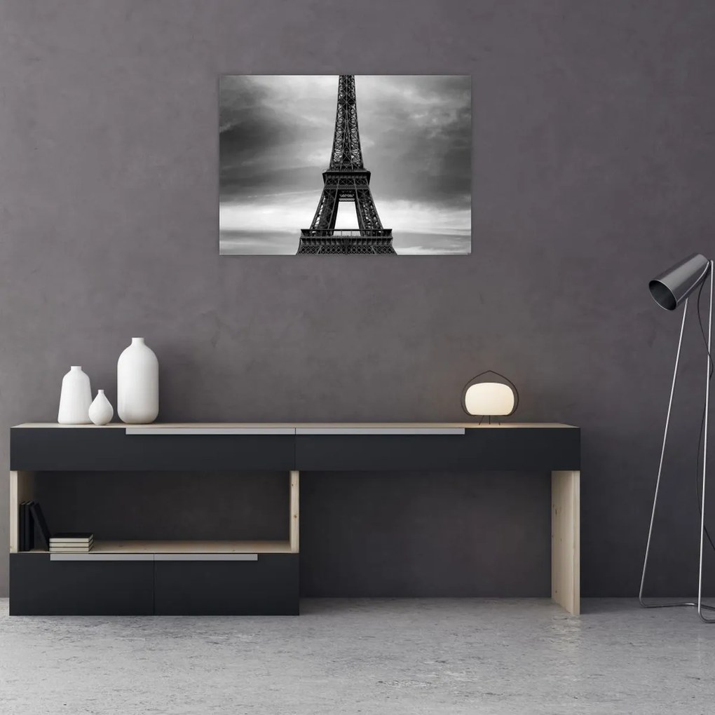 Obraz - Ružové auto v Paríži (70x50 cm)