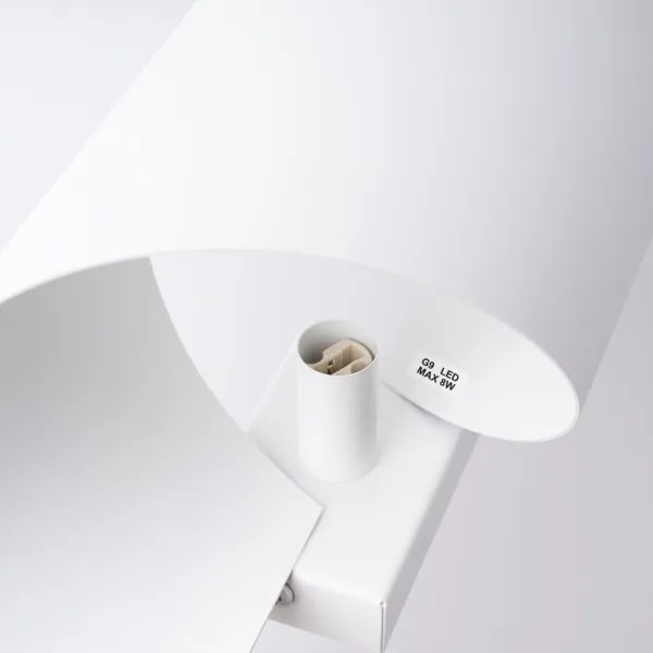 Sollux SL.1308 - Nástenné svietidlo TALASSA 1xG9/8W/230V biela