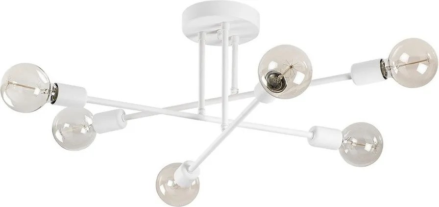 Biele stropné svietidlo 64x64 cm Flower – Opviq lights