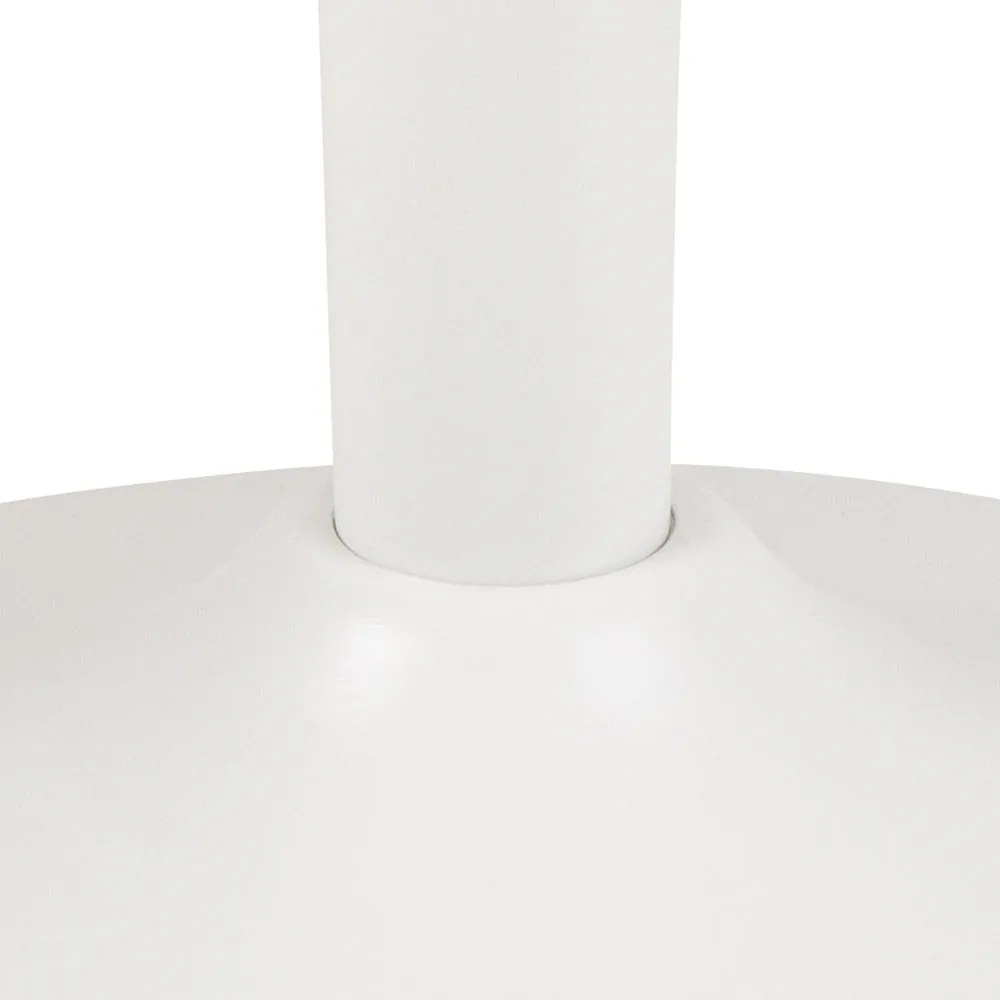 Biely okrúhly konferenčný stolík s keramickou doskou ø 60 cm Malta – Actona