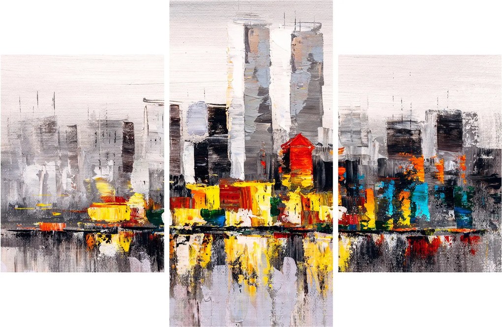 Obraz - Maľba veľkomesta (90x60 cm)