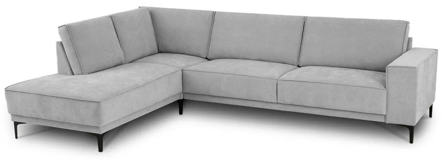 Sivá rohová pohovka (ľavý roh/do L) Copenhagen – Scandic