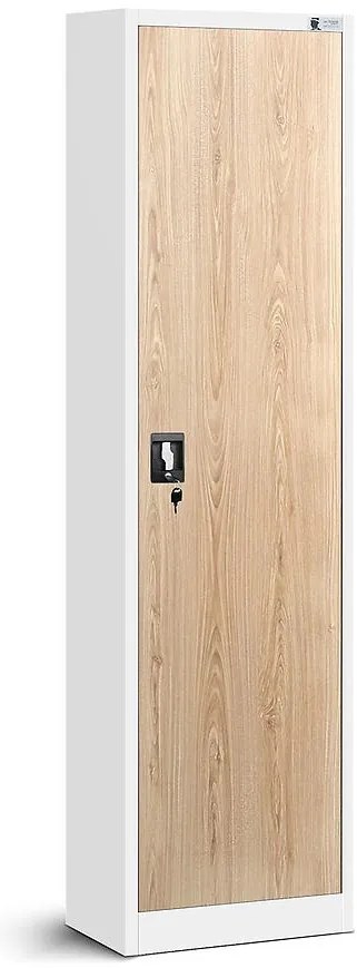 Kancelárska skriňa Alex kovová biela/sonoma