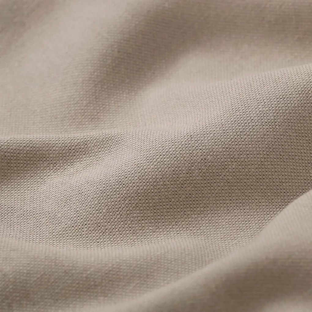 Goldea hranatý obrus z ľanovej zmesi - kávový 140 x 220 cm