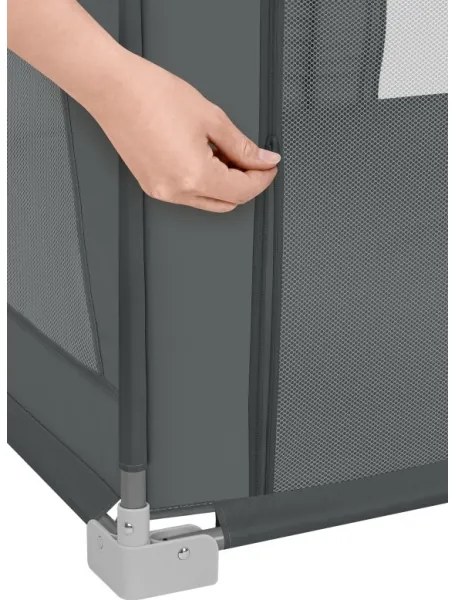 Lionelo - Hracia ohrádka FLORENCE Šedá grafitová