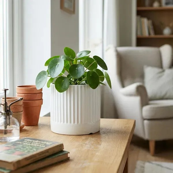 Keramický květináč NEVA XVIII 12x10 cm bílý