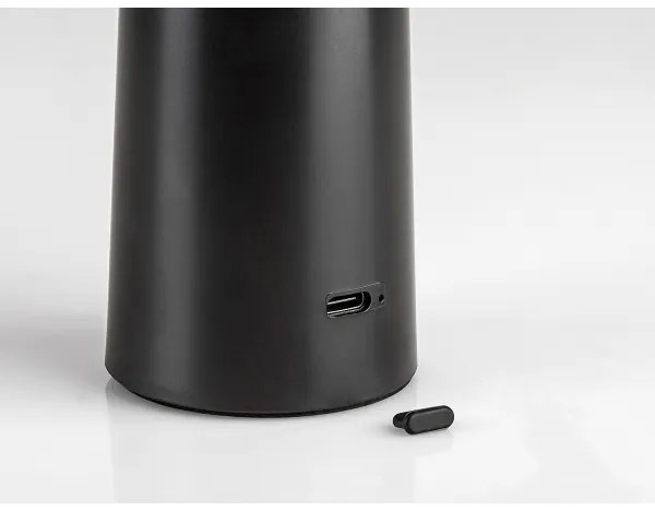 Rabalux 77147-LED Stm. nab. dot. stolná lampa POLPERRO LED/3W/3,7V 1200mAh čierna