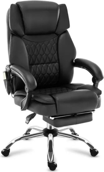 Masážne kancelárske kreslo Boss 6.0 čierne