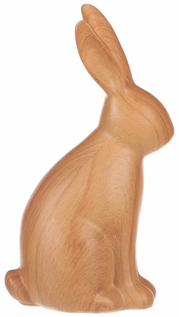 Polyresinová dekorácia Zajac, stredná figúrka, 8 x 5 x 16 cm
