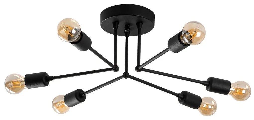 Stropné svietidlo SPARROW I čierne