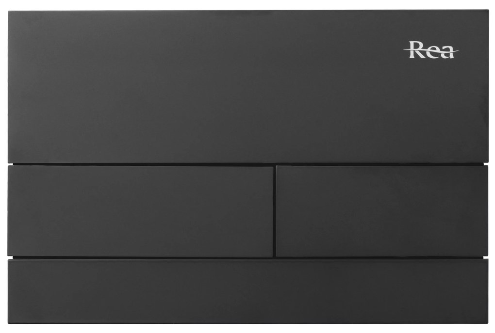 Rea, tlačidlo na splachovanie k podomietkovým systémom WC K011A-Q Rea T, čierna matná, REA-E0056