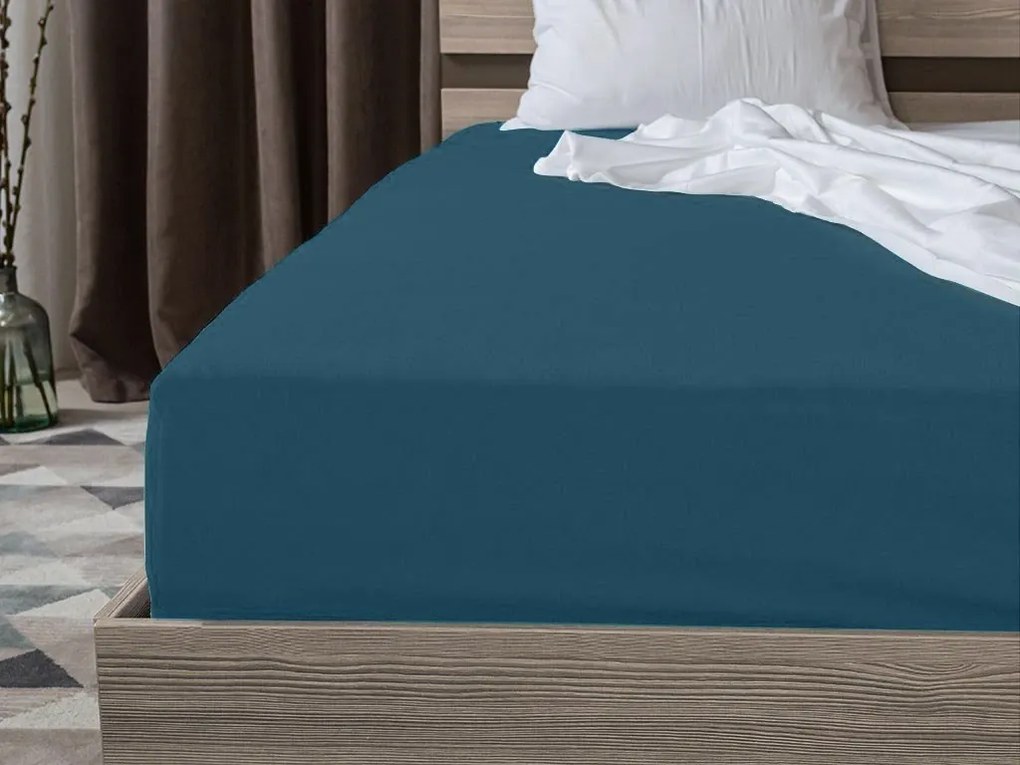 Jersey plachta HIGHFIT petrolejová 180 x 200 cm