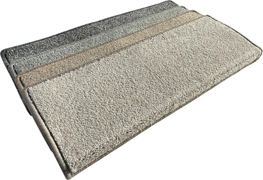 Vopi Nášľapy na schody Messina šedá obdĺžnik, samolepiaci - 25x80 obdĺžnik (rozmer vrátane ohybu)