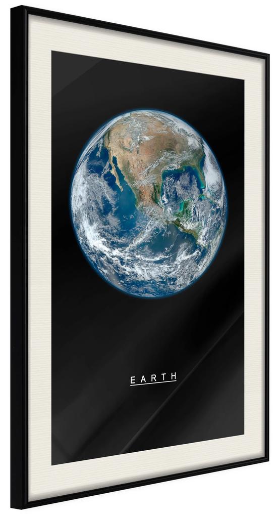 Artgeist Plagát - Earth [Poster] Veľkosť: 40x60, Verzia: Čierny rám