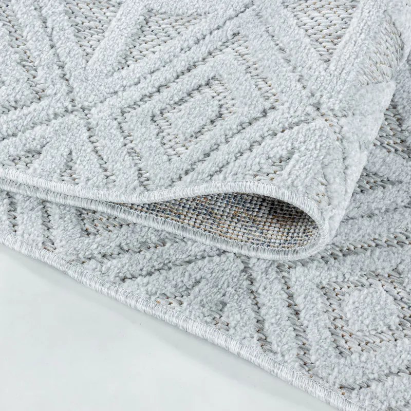 Ayyildiz, Kusový koberec Bahama 5156 Grey – na von aj na doma, 140x200, šedá, chodba / predsieň