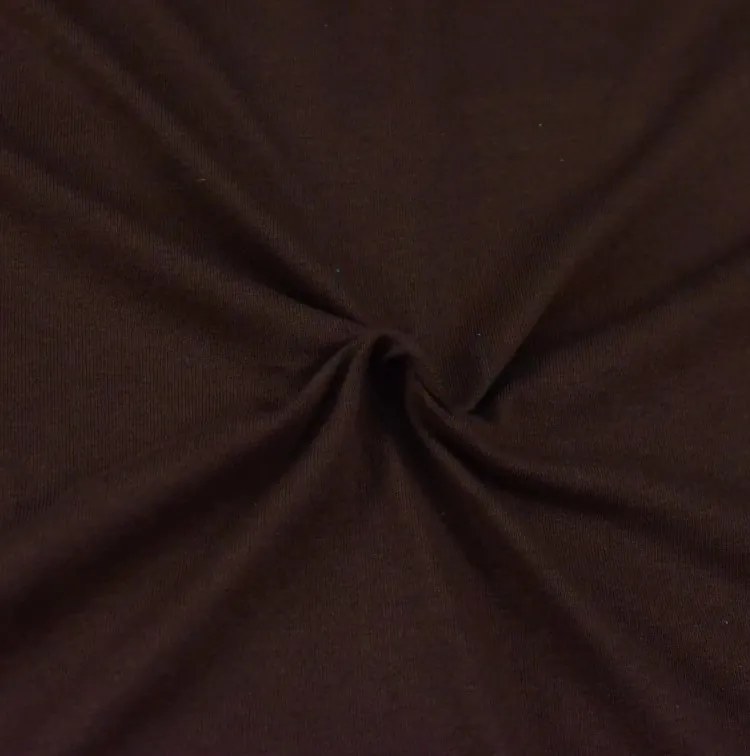 Jersey prestieradlo Tmavo Hnedé 80x200 cm