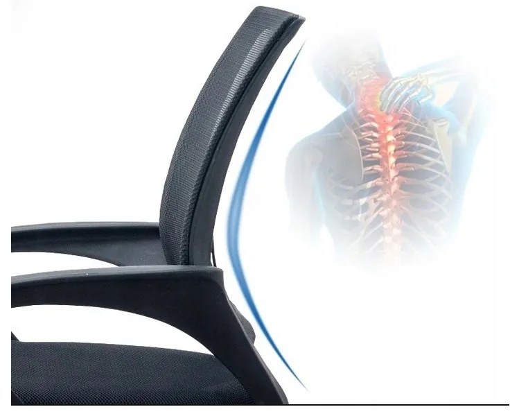 JAKS KANCELÁRSKE KRESLO ERGONOMIC ČIERNE KO03CZCZ 5903678553111