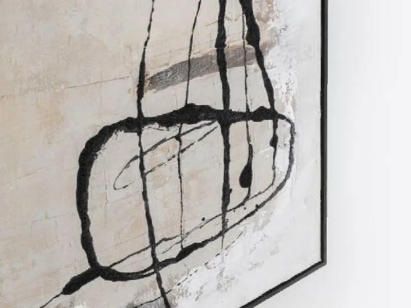 Dust obraz sivý 100x100 cm