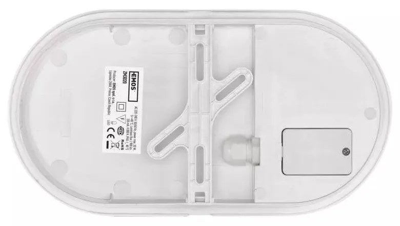 Biele LED stropné svietidlo 14,5x27 cm Qari - EMOS