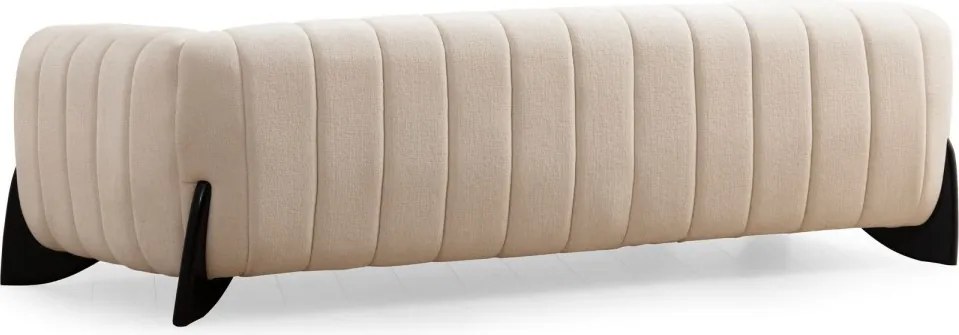 Třímístná pohovka Sandreo 248 cm bílá