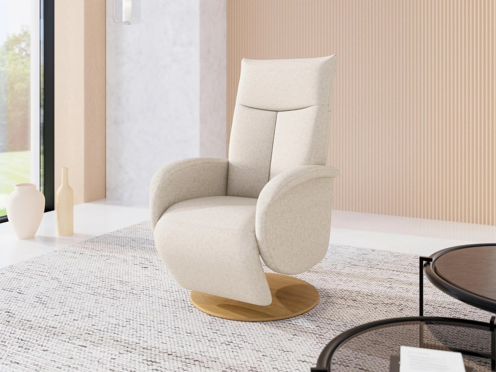 XXXLutz RELAXAČNÉ KRESLO, textil, krémová Sit & More - Online Only obývacie izby - 0001440257F9