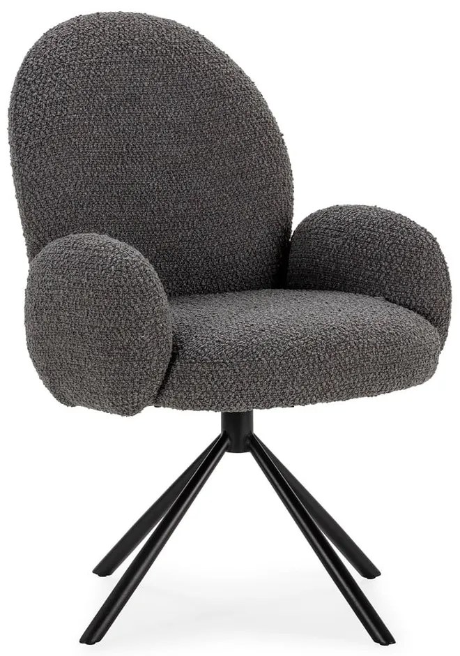 Tmavosivé kreslo Dario – Marckeric