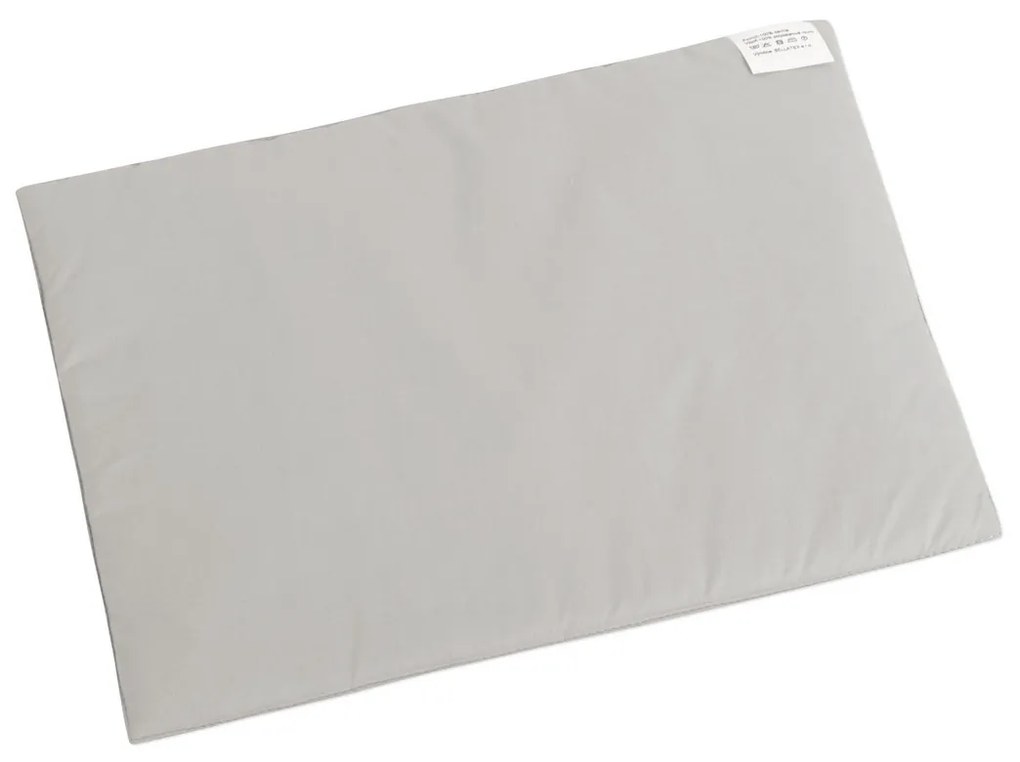 Bellatex Vankúš pre dojčatá do postieľky Hviezdy biela/sivá, 43 x 32 cm