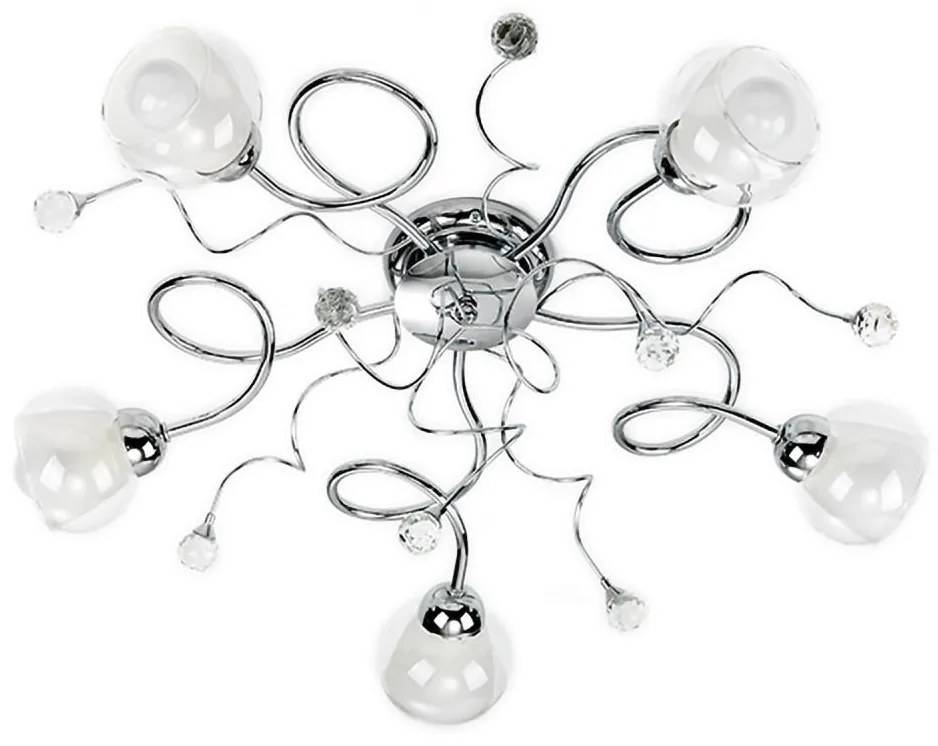 ONLI - Prisadený luster WENDY 5xE14/6W/230V lesklý chróm