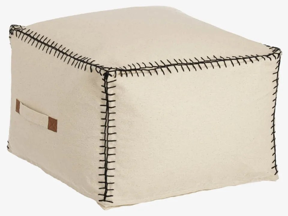 Béžový taburet Anahi – Kave Home