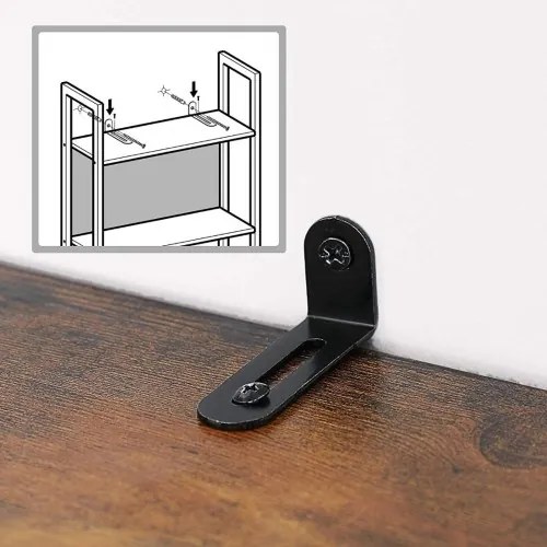 Drevená knižnica VASAGLE LLS025B01