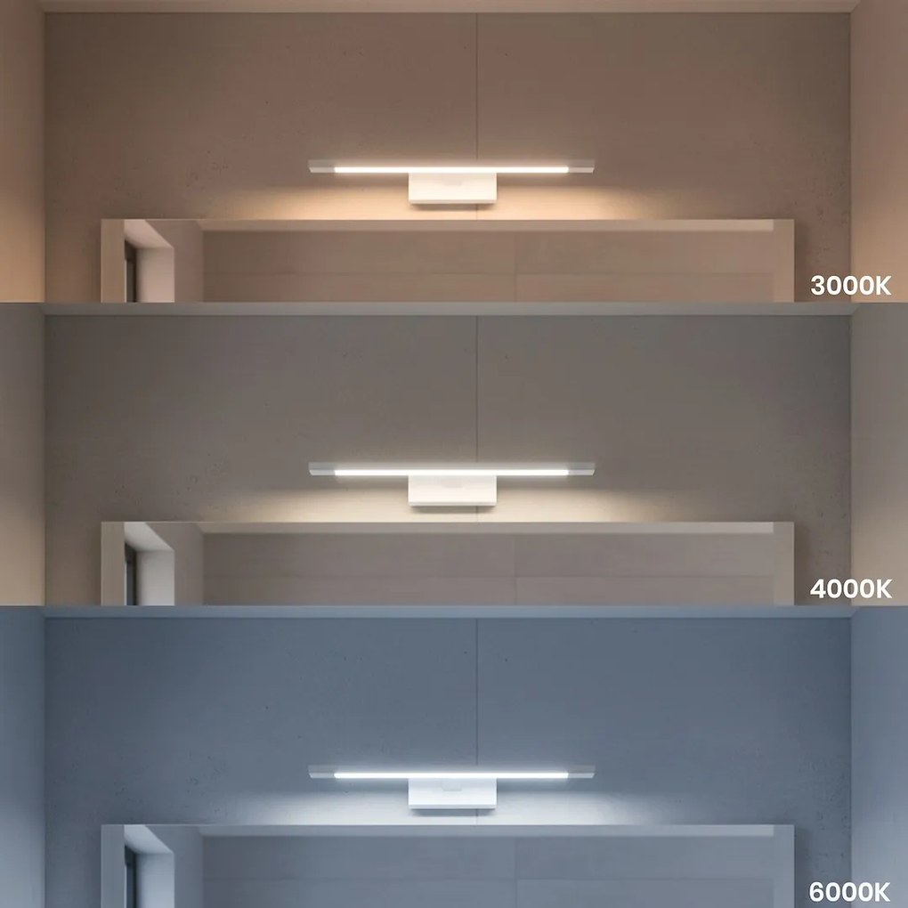 Nástenné LED svietidlo Klimt, 1x LED 8w, 3000-6000k, (40 cm), w