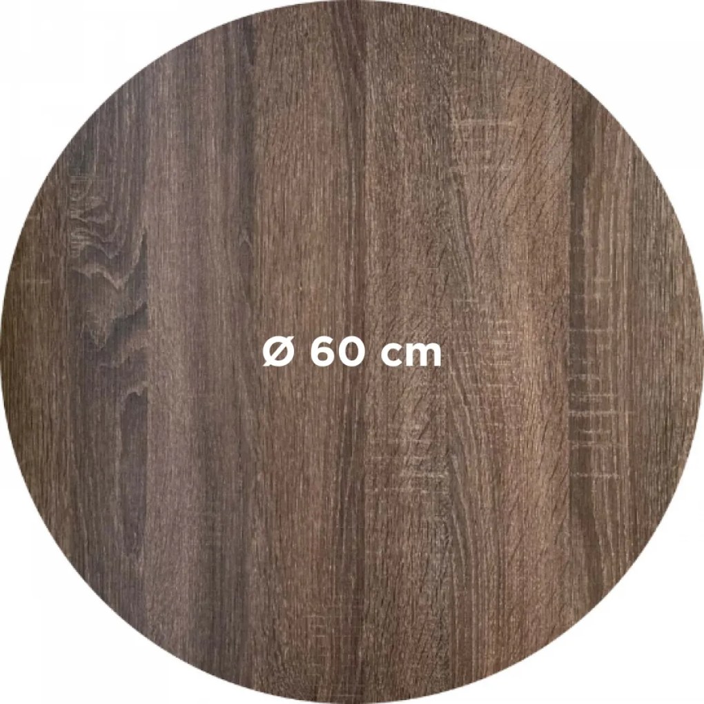 COMPACT 12 LINO WOOD - STOLOVÁ DOSKA Ø60 cm