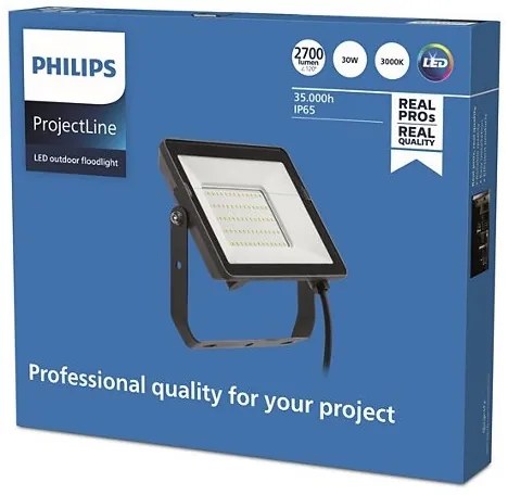 Philips - LED Vonkajší reflektor PROJECTLINE LED/30W/230V IP65 3000K