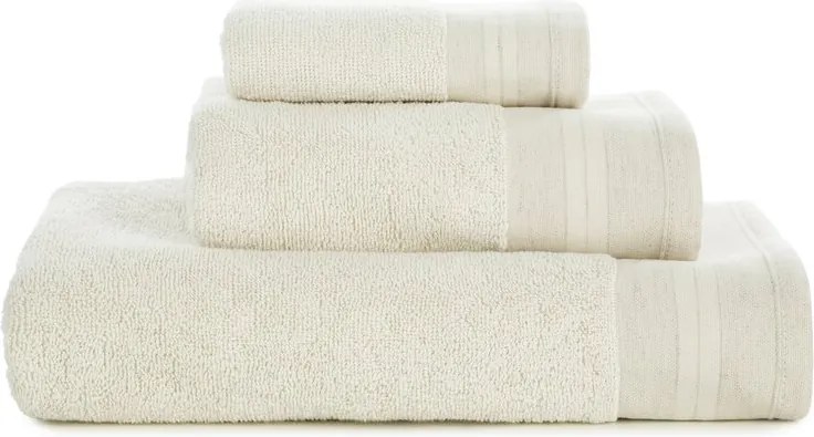 Dekorstudio Bavlnený uterák LINEN - mäkký a savý uterák v krémovej farbe Rozmer uteráku: 30x50cm