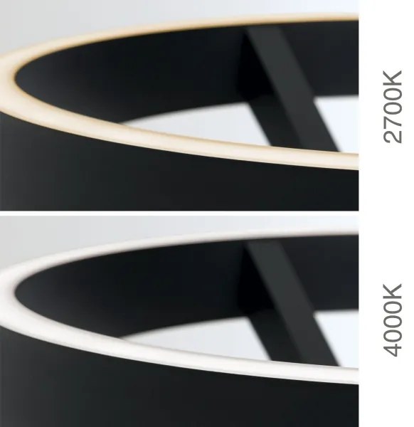 Orion - LED stmievateľná stojacia lampa KOLK LED/40W/230V 2700/4000K čierna