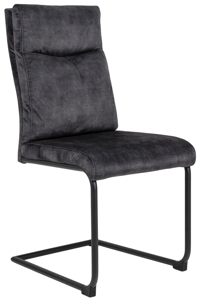 Stolička konzolová Comfort grey velvet